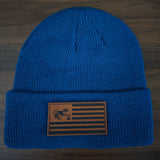 SSTC Leather Patch Beanie