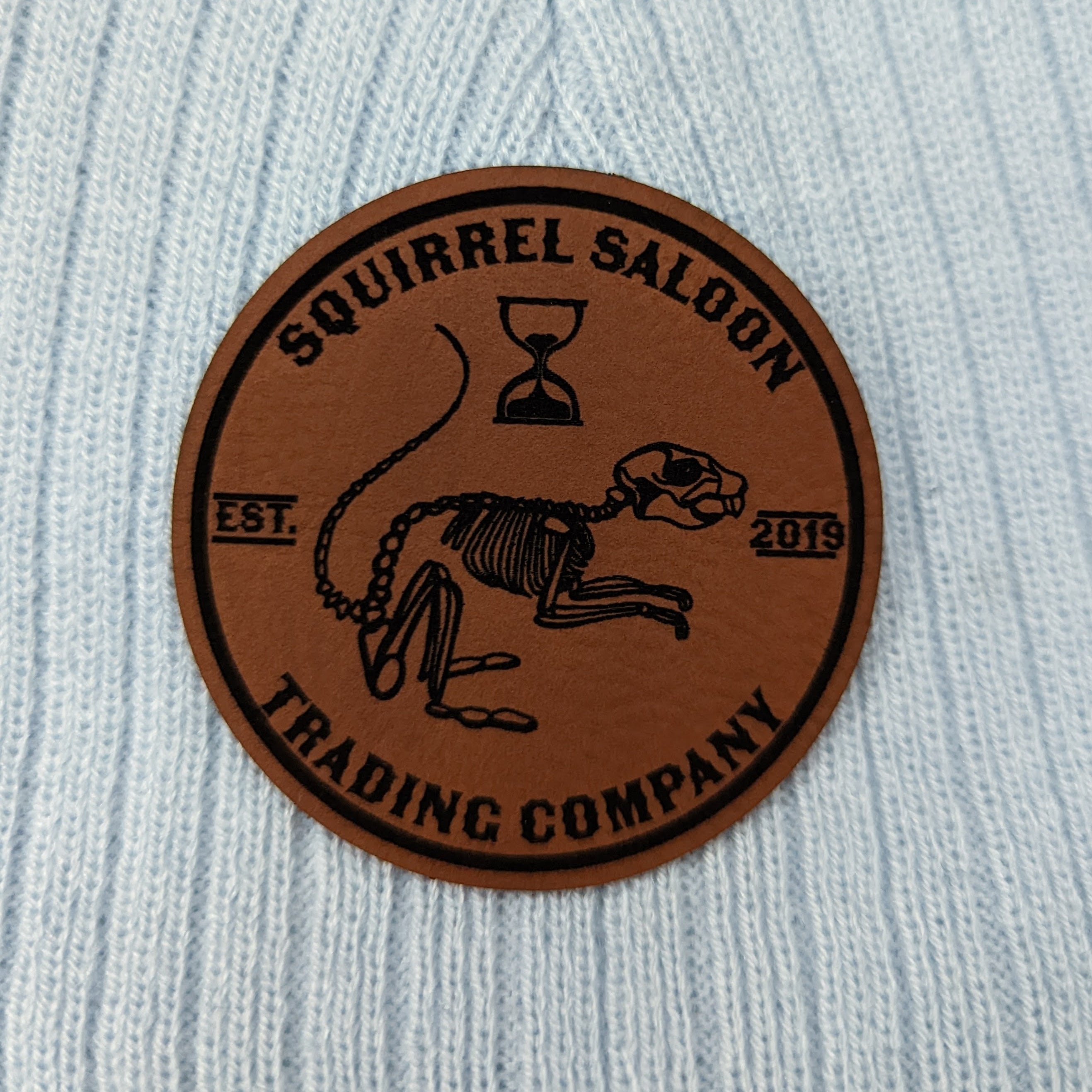 SSTC Leather Patch Beanie