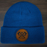 SSTC Leather Patch Beanie