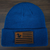 SSTC Leather Patch Beanie