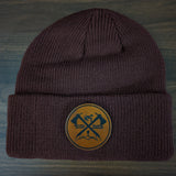 SSTC Leather Patch Beanie