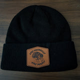 SSTC Leather Patch Beanie