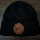 SSTC Leather Patch Beanie