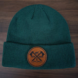 SSTC Leather Patch Beanie