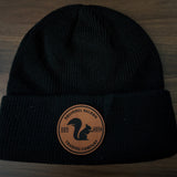 SSTC Leather Patch Beanie