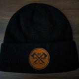 SSTC Leather Patch Beanie