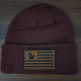 SSTC Leather Patch Beanie