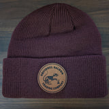 SSTC Leather Patch Beanie