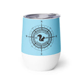 Squirrel Compass Wine tumbler